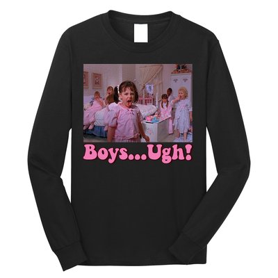 Boy Ugh Funny Valentine Little Rascals Long Sleeve Shirt