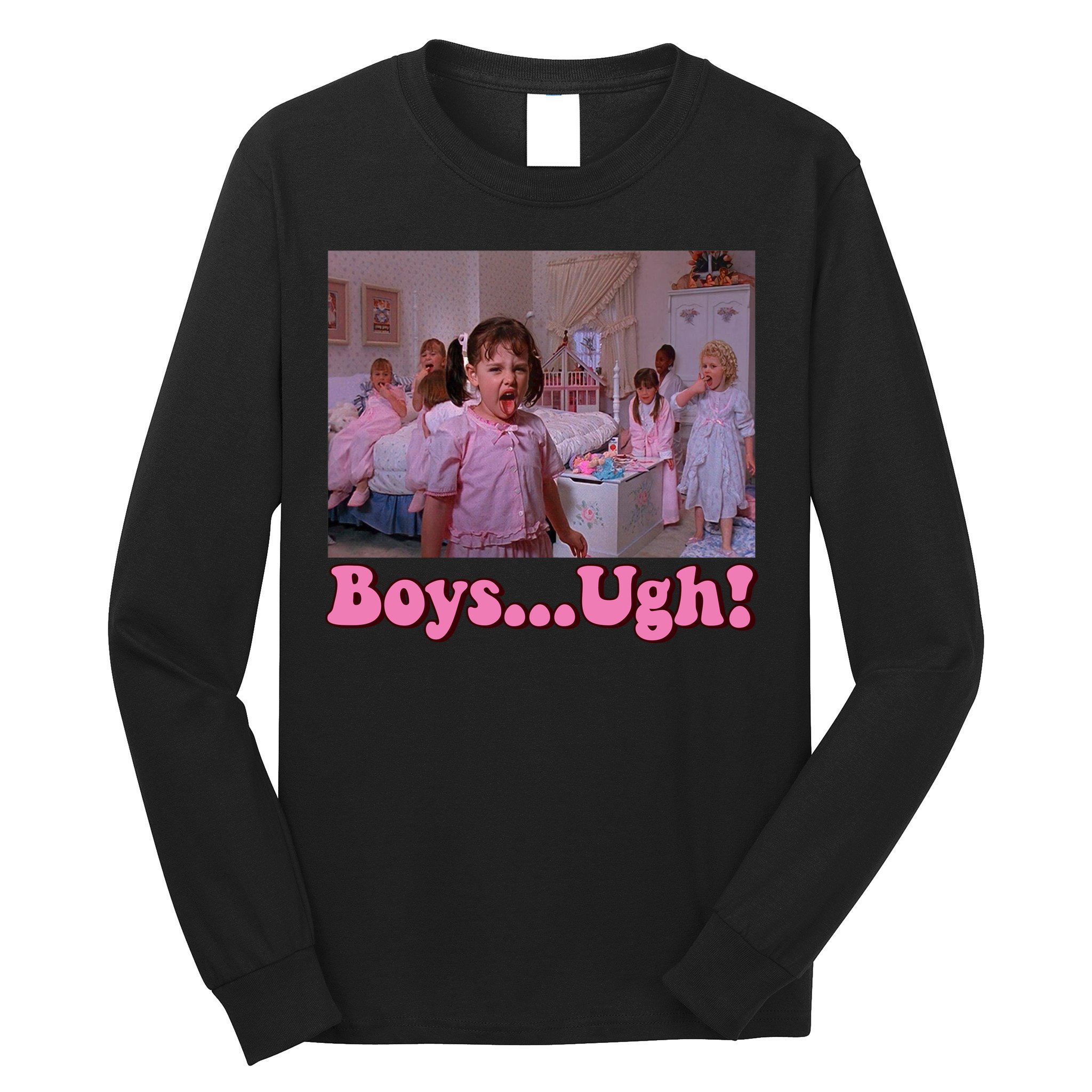Boy Ugh Funny Valentine Little Rascals Long Sleeve Shirt