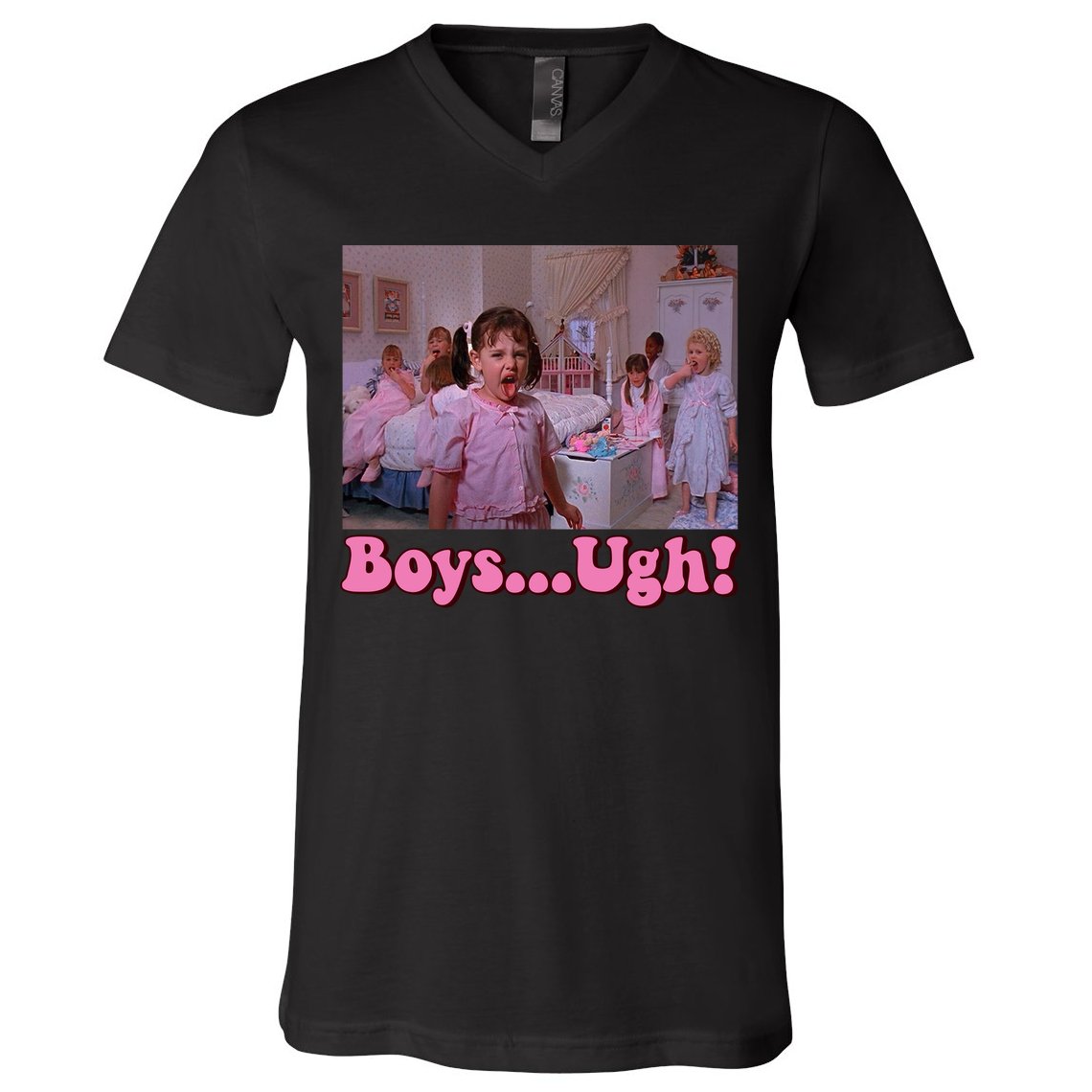 Boy Ugh Funny Valentine Little Rascals V-Neck T-Shirt