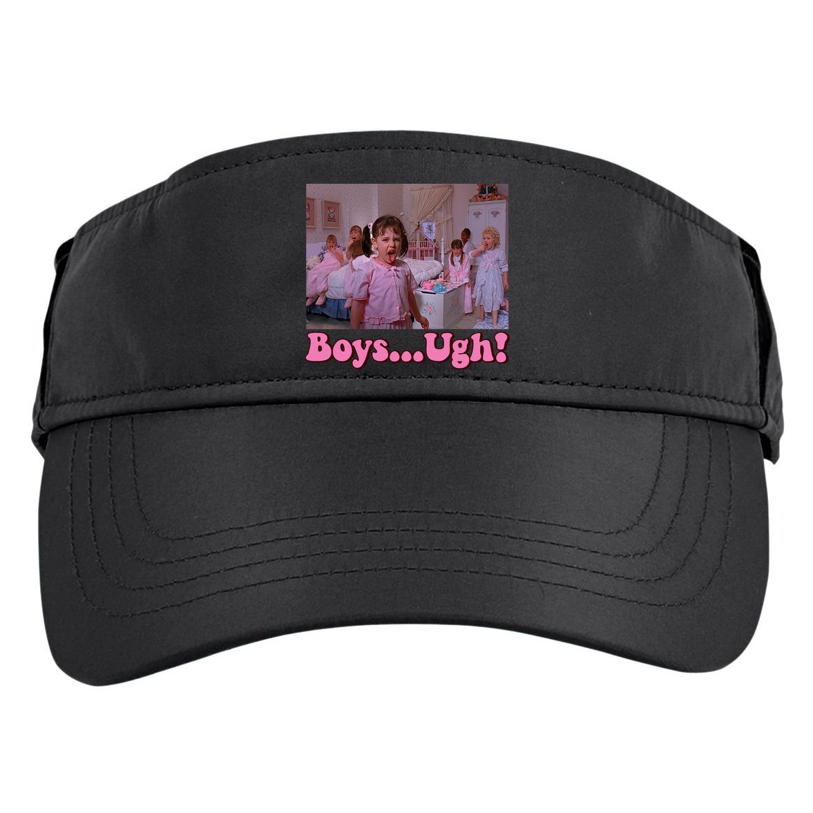 Boy Ugh Funny Valentine Little Rascals Adult Drive Performance Visor