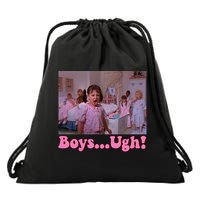 Boy Ugh Funny Valentine Little Rascals Drawstring Bag