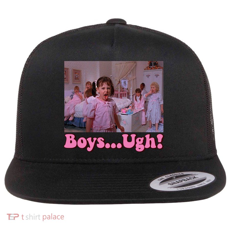 Boy Ugh Funny Valentine Little Rascals Flatbill Hat