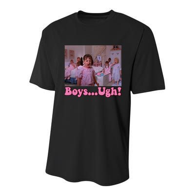 Boy Ugh Funny Valentine Little Rascals Youth Performance Sprint T-Shirt