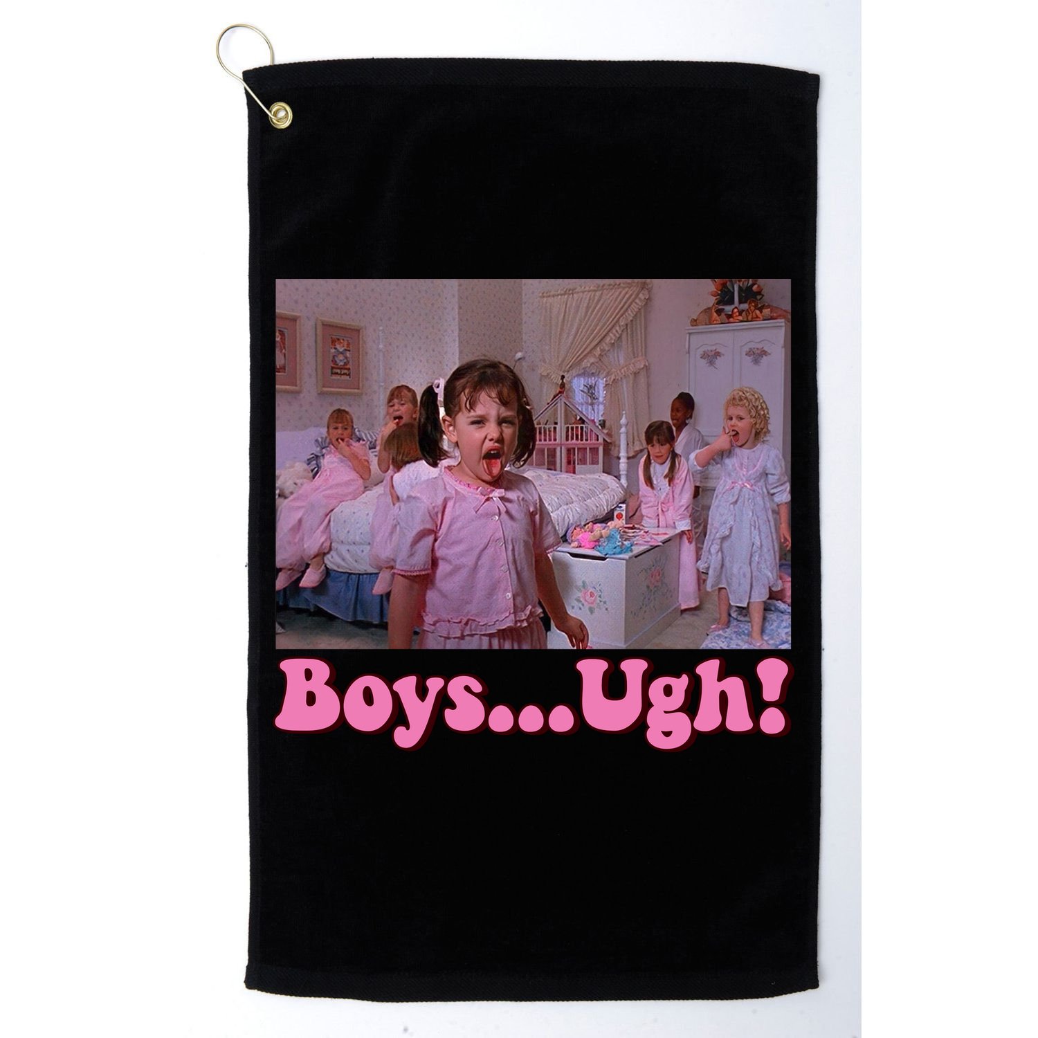 Boy Ugh Funny Valentine Little Rascals Golf Towel