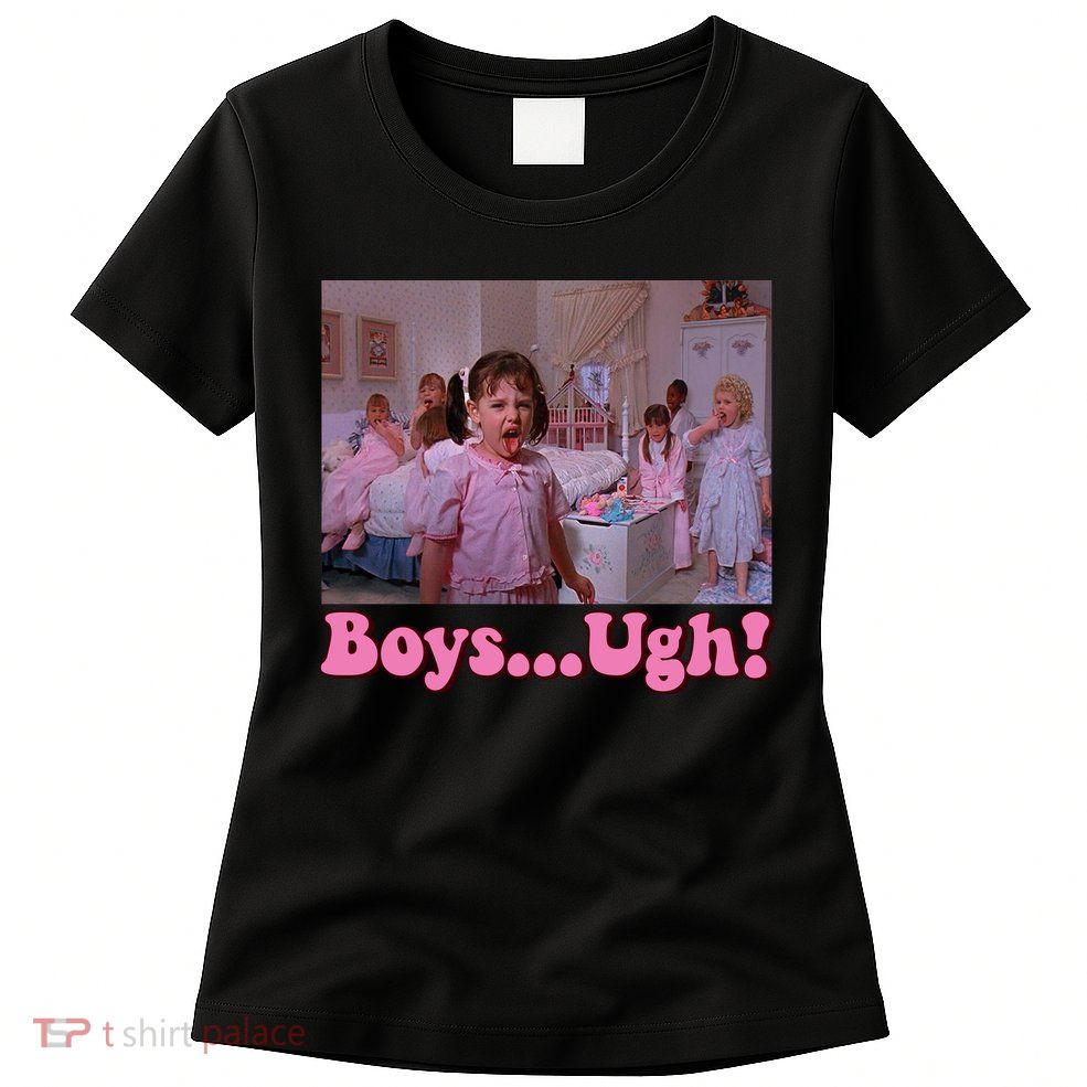 Boy Ugh Funny Valentine Little Rascals Womens T-Shirt