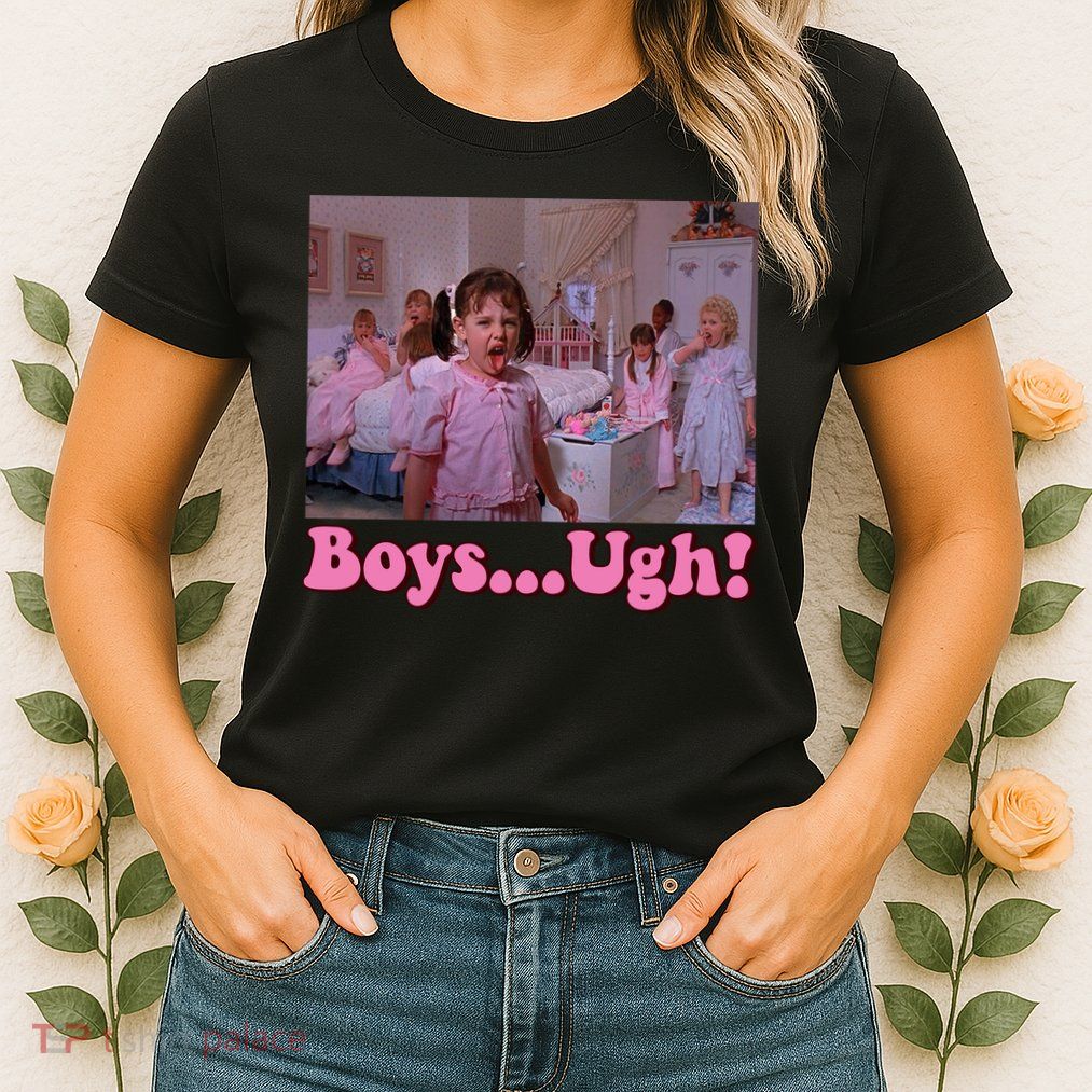 Boy Ugh Funny Valentine Little Rascals Womens T-Shirt