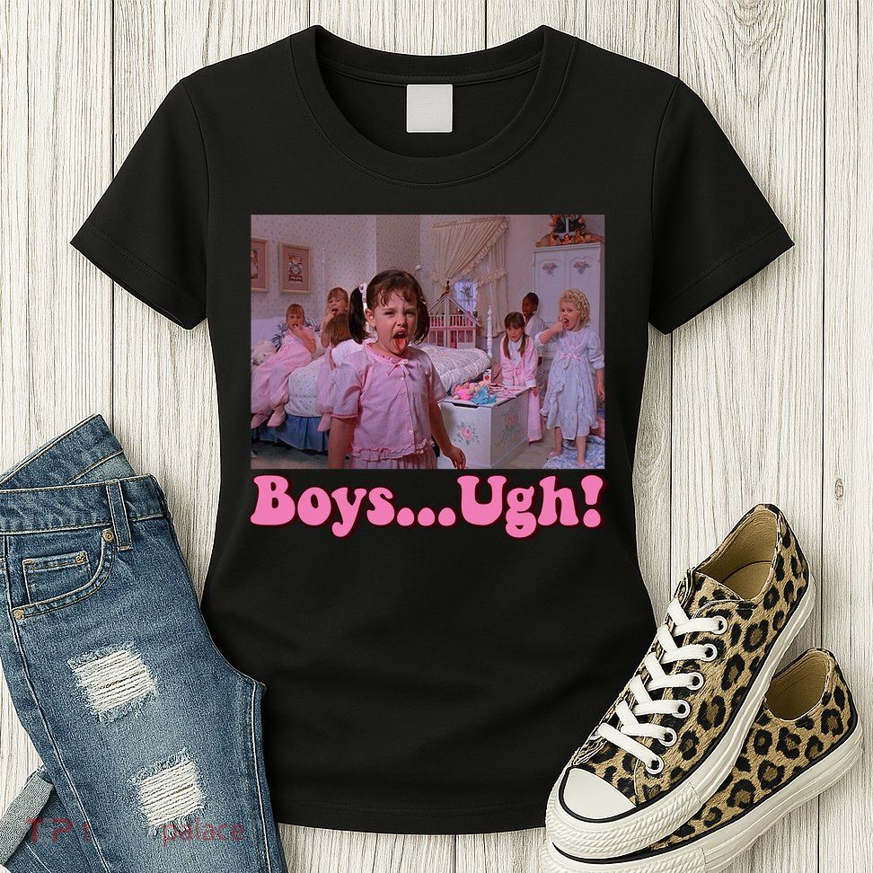 Boy Ugh Funny Valentine Little Rascals Womens T-Shirt