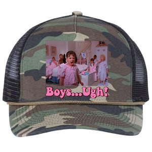 Boy Ugh Funny Valentine Little Rascals Retro Rope Trucker Hat Cap