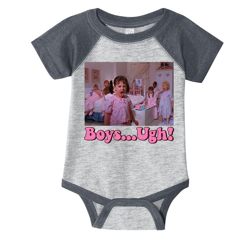 Boy Ugh Funny Valentine Little Rascals Infant Baby Jersey Bodysuit