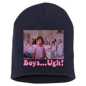 Boy Ugh Funny Valentine Little Rascals Short Acrylic Beanie