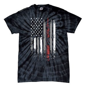 Barber Us Flag Hairdresser Hairstylist Barbershop Barber Tie-Dye T-Shirt