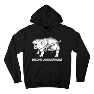 Become Ungovernable Funny Moodeng Hoodie