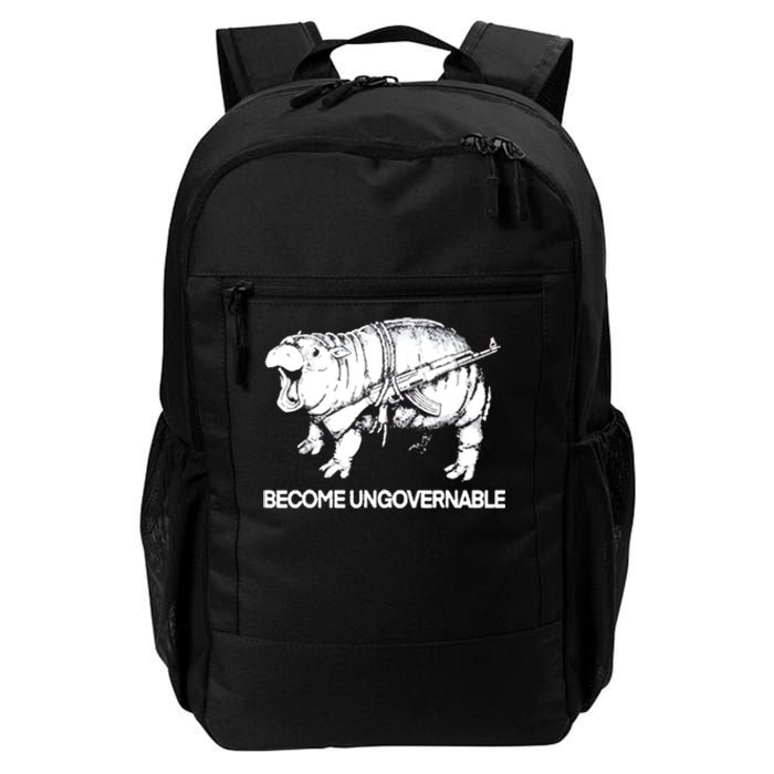 Become Ungovernable Funny Moodeng Daily Commute Backpack