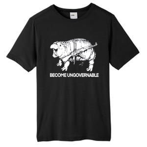 Become Ungovernable Funny Moodeng Tall Fusion ChromaSoft Performance T-Shirt