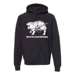 Become Ungovernable Funny Moodeng Premium Hoodie