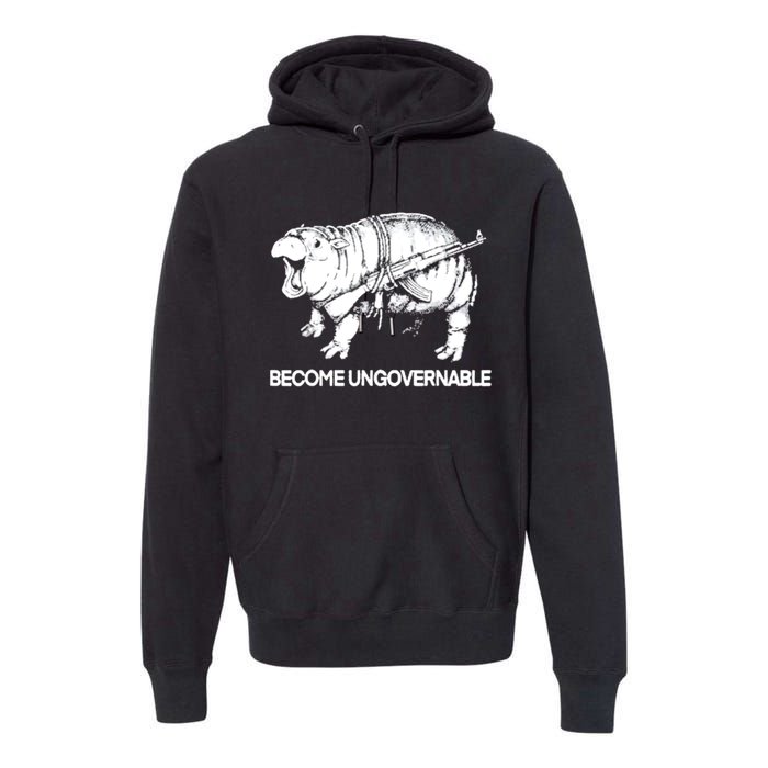 Become Ungovernable Funny Moodeng Premium Hoodie