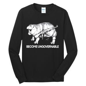 Become Ungovernable Funny Moodeng Tall Long Sleeve T-Shirt