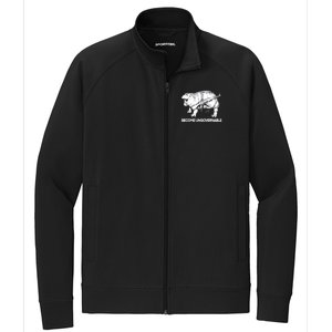 Become Ungovernable Funny Moodeng Stretch Full-Zip Cadet Jacket