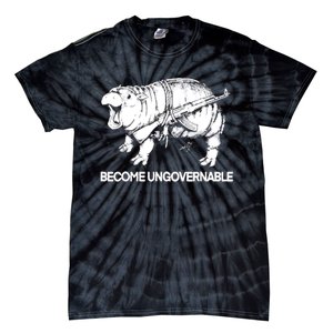 Become Ungovernable Funny Moodeng Tie-Dye T-Shirt