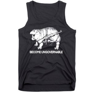 Become Ungovernable Funny Moodeng Tank Top