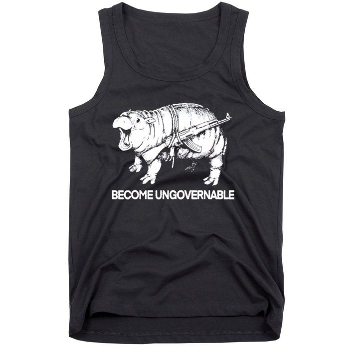 Become Ungovernable Funny Moodeng Tank Top