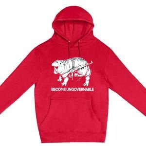 Become Ungovernable Funny Moodeng Premium Pullover Hoodie