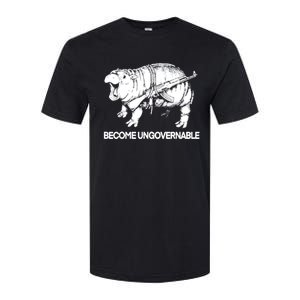 Become Ungovernable Funny Moodeng Softstyle CVC T-Shirt