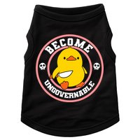 Become Ungovernable Funny Duck Knife Funny Duck Meme Quote  Doggie Tank