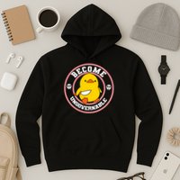 Become Ungovernable Funny Duck Knife Funny Duck Meme Quote  Hoodie