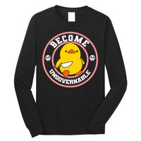 Become Ungovernable Funny Duck Knife Funny Duck Meme Quote  Long Sleeve Shirt