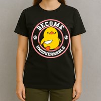 Become Ungovernable Funny Duck Knife Funny Duck Meme Quote  T-Shirt