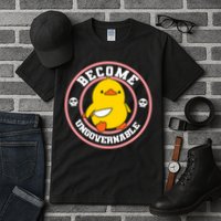 Become Ungovernable Funny Duck Knife Funny Duck Meme Quote  Tall T-Shirt
