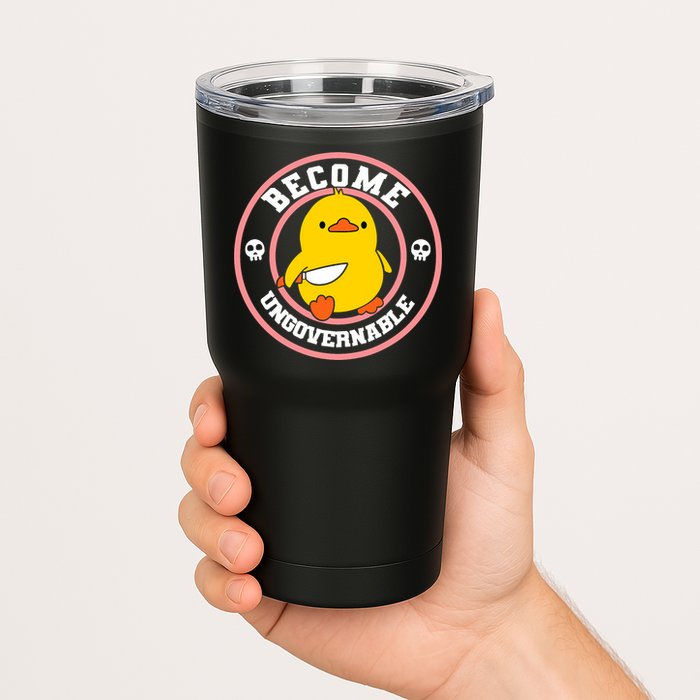 Become Ungovernable Funny Duck Knife Funny Duck Meme Quote  Tumbler