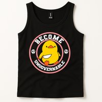 Become Ungovernable Funny Duck Knife Funny Duck Meme Quote  Tank Top