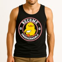 Become Ungovernable Funny Duck Knife Funny Duck Meme Quote  Tank Top