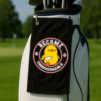 Become Ungovernable Funny Duck Knife Funny Duck Meme Quote  Golf Towel