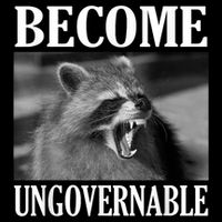 Become Ungovernable Funny Raccoon Face Meme Cooling Performance Crew T-Shirt