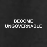 Become Ungovernable Funny Quote Golf Towel
