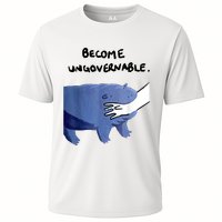 Become Ungovernable Funny Baby Hippo Moo Deng Funny Saying Performance Shirt