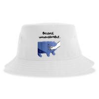 Become Ungovernable Funny Baby Hippo Moo Deng Funny Saying Sustainable Bucket Hat