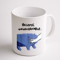 Become Ungovernable Funny Baby Hippo Moo Deng Funny Saying Mug