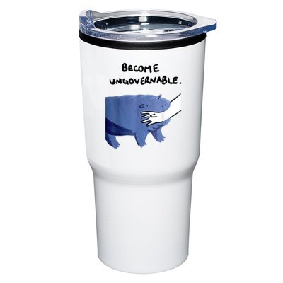 Become Ungovernable Funny Baby Hippo Moo Deng Funny Saying Tumbler
