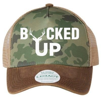 Bucked Up Funny Deer Hunter Legacy Tie Dye Trucker Hat