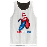 Banana Us Flag Patriotic America Party Funny Fruit Costume Mesh Reversible Basketball Jersey Tank