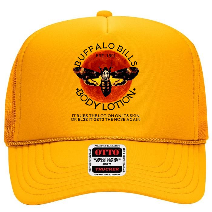 Buffalo Bill Body Lotion High Crown Mesh Back Trucker Hat