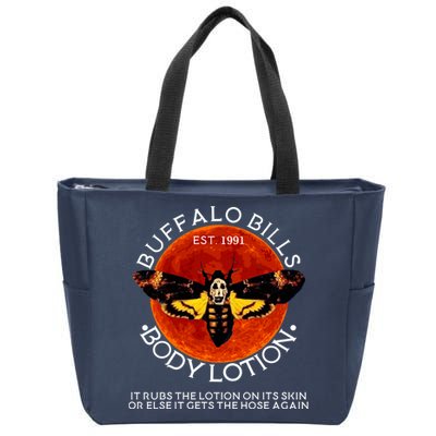 Buffalo Bill Body Lotion Zip Tote Bag