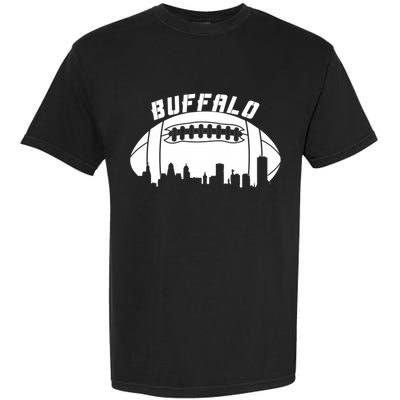 Buffalo Football City Skyline Garment-Dyed Heavyweight T-Shirt