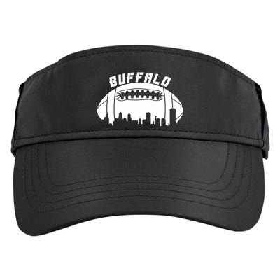 Buffalo Football City Skyline Adult Drive Performance Visor
