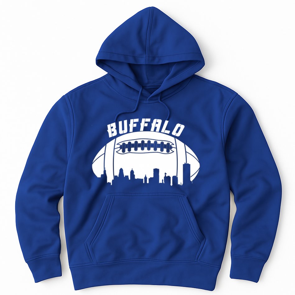 Buffalo Football City Skyline Hoodie