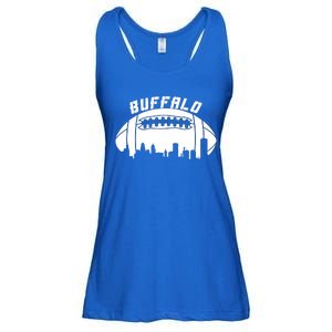 Buffalo Football City Skyline Ladies Essential Flowy Tank